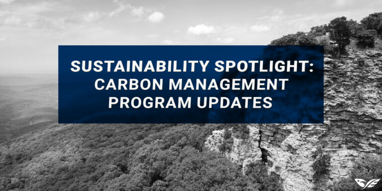 Sustainability Spotlight: Carbon Management Program Updates